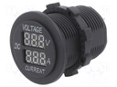 Voltmeter; Sup.volt: 5÷30VDC; I DC: 1÷15A; black; green