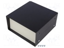 Enclosure: with panel; 1458; X: 152mm; Y: 152mm; Z: 76mm; steel sheet