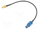 Cable; 200mm; Fakra male,SMA female; straight
