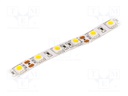 LED tape; white warm; LED/m: 60; SMD; 5050; 12V; 10mm; 120°; IP20