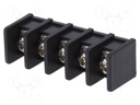 PCB terminal block; straight; 8.25mm; ways: 5; on PCBs; 4mm2; 20A