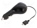 Automotive power supply; USB micro plug; Sup.volt: 12÷24VDC