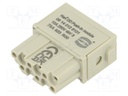 Connector: HDC; module; female; Han-Modular®; PIN: 12; push-in; 10A