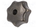 Knob; with internal thread,assembly pass through hole; M12