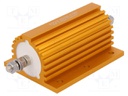 Resistor: wire-wound; with heatsink; screw; 47Ω; 250W; ±1%