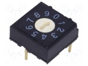 Encoding switch; DEC/BCD; Pos: 10; THT; Rcont max: 200mΩ