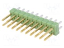 Pin header; pin strips; AMPMODU MOD II; male; PIN: 20; straight