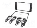 Radio mounting frame; Toyota; 2 DIN; black