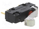 Microswitch SNAP ACTION; cam follower lever,with lever; SPDT