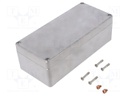 Enclosure: multipurpose; X: 80mm; Y: 175mm; Z: 57mm; 68; aluminium