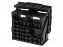 Connector housing; plug; Quadlock; PIN: 52; black