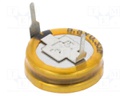 Supercapacitor; THT; 330mF; 5.5VDC; Ø12x4.8mm