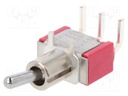 Switch: toggle; Pos: 2; SPDT; ON-ON; 5A/120VAC; 5A/28VDC; -30÷85°C