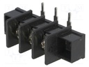 PCB terminal block; angled 90°; 9.5mm; ways: 3; 4mm2; 22AWG÷12AWG