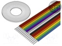 Wire: ribbon; 9x26AWG; 1.27mm; stranded; Cu; unshielded; PVC; 50V
