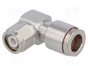Plug; TNC; male; angled 90°; 50Ω; CNT-400; clamp; for cable