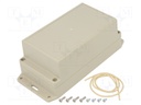 Enclosure: multipurpose; X: 85mm; Y: 165mm; Z: 70mm; Ritec; ABS; IP65