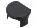 Cap for LED profiles; black; OLEK