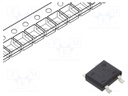 Bridge rectifier: single-phase; Urmax: 200V; If: 1A; Ifsm: 30A; SMT