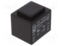 Transformer: encapsulated; 2.3VA; 240VAC; 12V; 192mA; Mounting: PCB