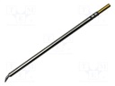 Tip; bent chisel; 1.8x10mm; 357°C; for soldering station
