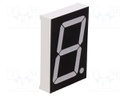 Display: LED; 7-segment; 45mm; 1.8"; No.char: 1; red; 200mcd; anode