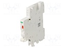 Signalling contacts; for DIN rail mounting; Contacts: SPDT; 6A