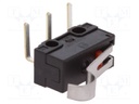 Microswitch SNAP ACTION; with lever with roller simulation