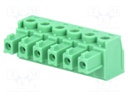 Pluggable terminal block; 5.08mm; ways: 6; straight; plug; female