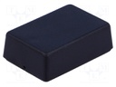 Enclosure: multipurpose; X: 31mm; Y: 45mm; Z: 15mm; ABS; black