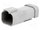 Connector: wire-wire; DT; plug; male; PIN: 4; IP68; Locking: latch