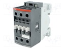 Contactor: 3-pole; NO x3; 24÷60VAC; 20÷60VDC; 38A; DIN,on panel; AF