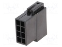 Connector housing; socket; ISO; PIN: 8; Works with: 342800