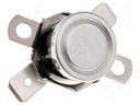Sensor: thermostat; Output conf: NO; Topen: 35°C; Tclos: 50°C; 10A