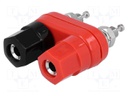 Socket; 4mm banana; 10A; 60VDC; Cutout: Ø12.5mm; nickel plated