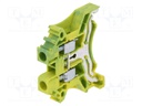 Splice terminal: rail; 0.5÷4mm2; ways: 1; terminals: 2; Width: 6.1mm