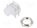 Socket; Jack 3,5mm; female; mono; with on/off switch; angled 90°
