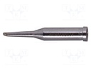 Soldering Tip, Hoof/60° Bevel, 1.5 x 16 mm, Soldering Station