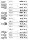 Test needle; Operational spring compression: 3.4mm; 4A; Ø: 2.5mm