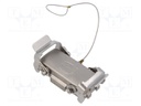 Protection cover; Han-INOX®; size 16B; with double latch