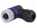Plug; M12; PIN: 5; female; A code-DeviceNet / CANopen; for cable