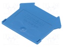 End piece; Application: UK4,UK6; blue; polyamide