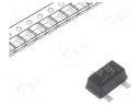 Transistor: PNP; bipolar; 50V; 0.1A; 150mW; SOT416