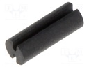 Spacer sleeve; LED; Øout: 3.7mm; ØLED: 3mm; black; UL94V-0; Mat: PVC