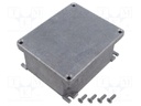 Enclosure: multipurpose; X: 115mm; Y: 140mm; Z: 61mm; aluminium