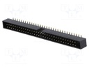 Socket; IDC; male; PIN: 64; vertical; SMT; gold flash; 2mm