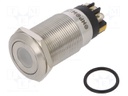 Switch: vandal resistant; Pos: 2; SPDT; 3A/220VAC; 5A/24VDC; IP65