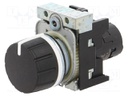 Potentiometer; 22mm; 3SU1.5; -25÷70°C; Ø22mm; IP67; 10kΩ