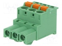 Pluggable terminal block; 5.08mm; ways: 3; angled 90°; plug; 320V