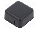 Enclosure: multipurpose; X: 40mm; Y: 40mm; Z: 20mm; ABS; black
